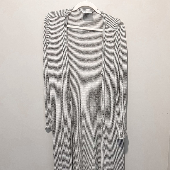 Sadie & Sage Striped Extra Long Cardigan - Picture 1 of 6